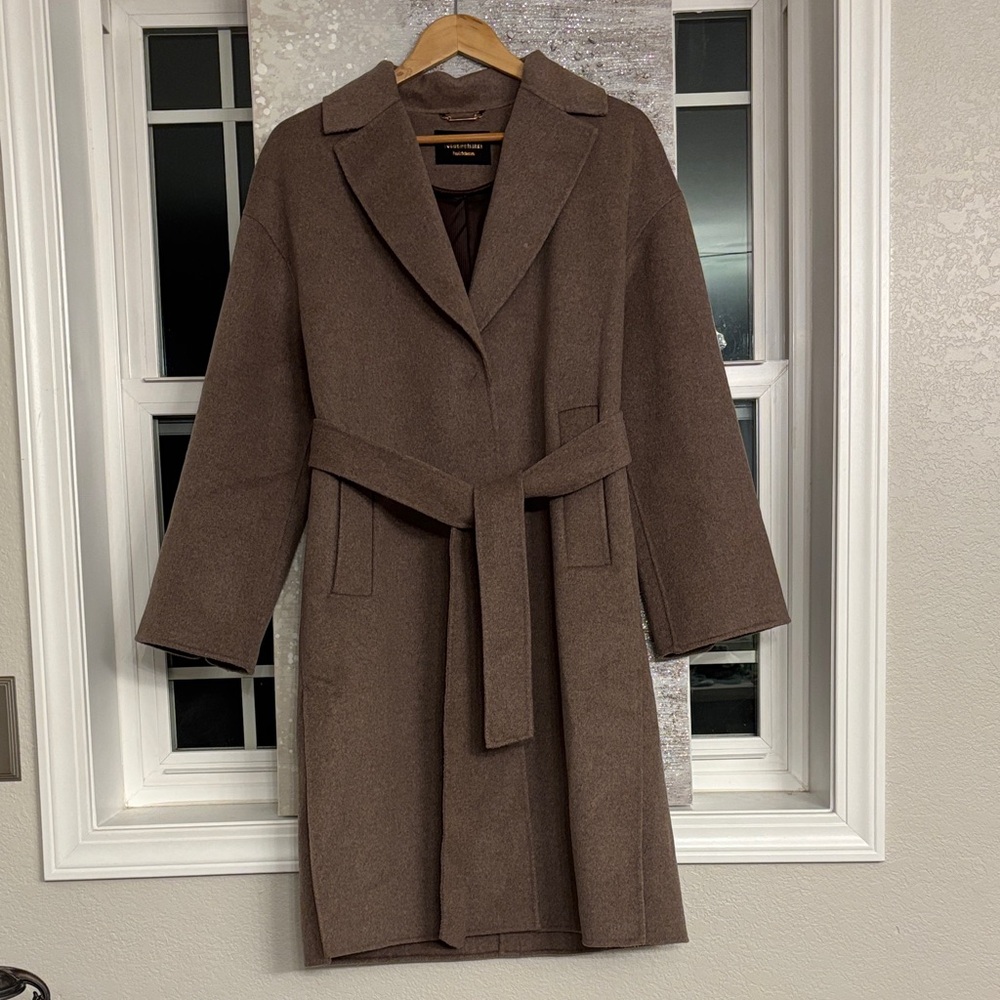 IvanaHelsinki cashmere silk blended handmade  Coat- Like new
 22 in pit-pit